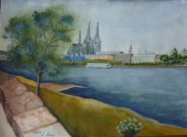 30 X 40 cm  Aquarell