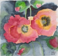 25 X 25 cm  Aquarell