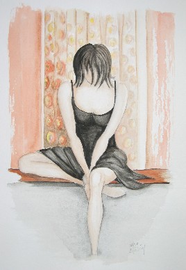 30 X 40 cm  Aquarell